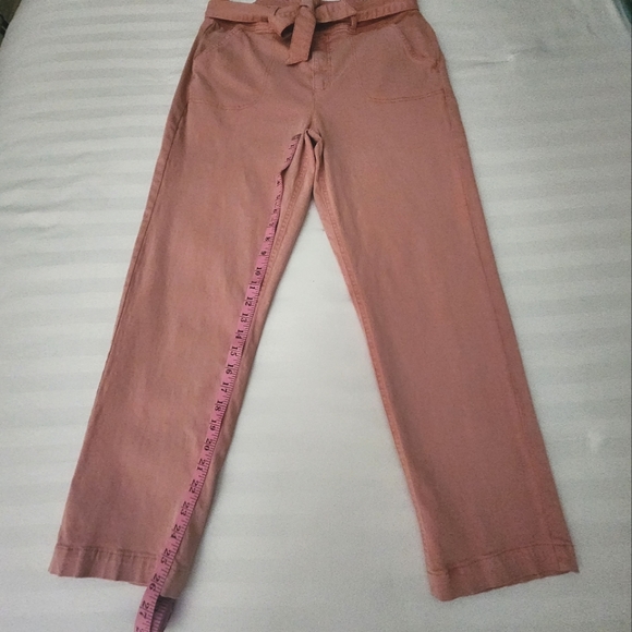 Women's Size 14 Light Washed/Pastel Orange/Pink Jeans . GREAT CONDITION - Picture 8 of 14
